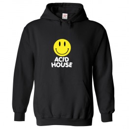 Acid House Classic Unisex Kids and Adults Pullover Hoodie for Music Fans